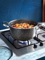 Tower Grey 24cm Casserole Dish with Lid - Image 1 of 4