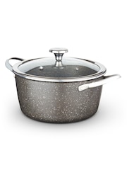 Tower Grey 24cm Casserole Dish with Lid - Image 2 of 4
