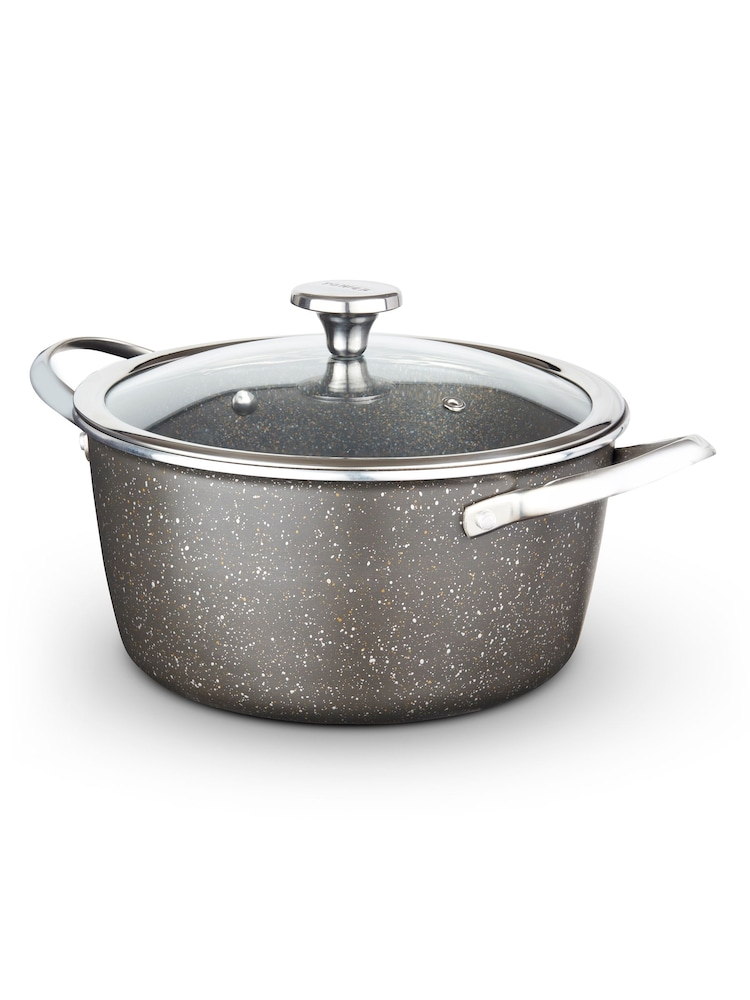 Tower Grey 24cm Casserole Dish with Lid - Image 2 of 4