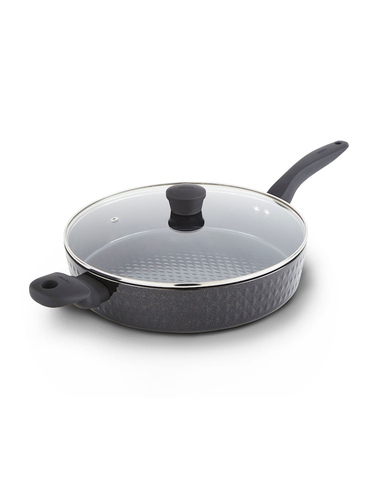 Tower 30cm Black Diamond Sauté Pan with Lid - Image 2 of 4