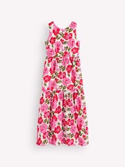 Boden Pink Sleeveless Poplin Dress - Image 4 of 4