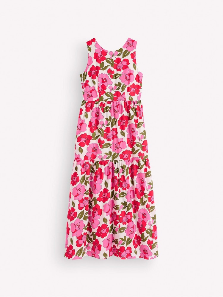 Boden Pink Sleeveless Poplin Dress - Image 4 of 4 Boden Pink Sleeveless Poplin Dress - Image 4 of 4