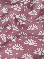 Coral Pink Sun Easy Iron Button Down Short Sleeve Oxford Shirt - Image 7 of 7