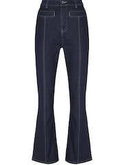 Mint Velvet Blue Flared Jeans - Image 3 of 4
