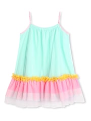 Billieblush Green Sleeveless Dress With Rainbow Mesh Tutu - Image 5 of 5