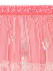 Billieblush Pink Double Layer Mesh Sequin Skirt - Image 3 of 3