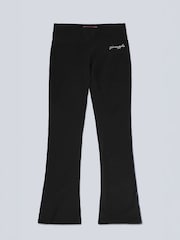 Pineapple Black Womens Slim Fit Jersey Trousers - Image 5 of 5