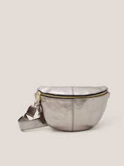 White Stuff Gold Sebby Mini Leather Sling Bag - Image 1 of 4