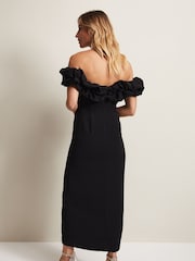 Phase Eight Black Off The Shoulder Mallory Maxi Dress - Image 2 of 6