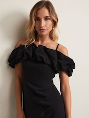 Phase Eight Black Off The Shoulder Mallory Maxi Dress - Image 4 of 6