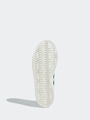 adidas White/Green adidas VL Court 3.0 Trainers - Image 6 of 8