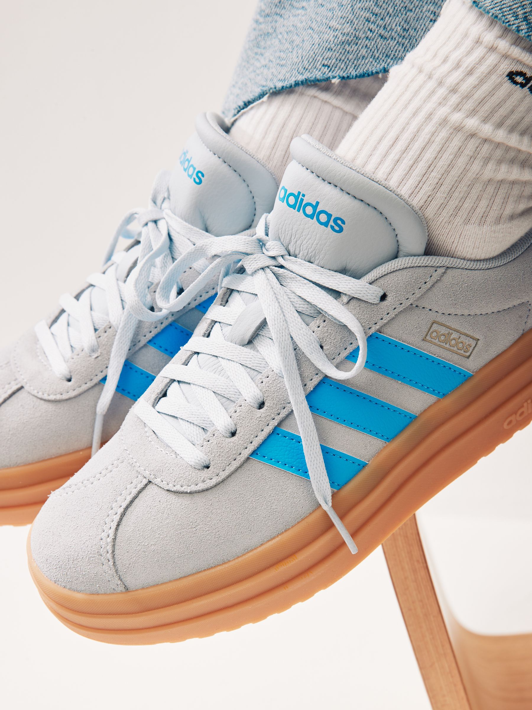 Buy adidas Grey Blue VL Court Bold Trainers from Next USA