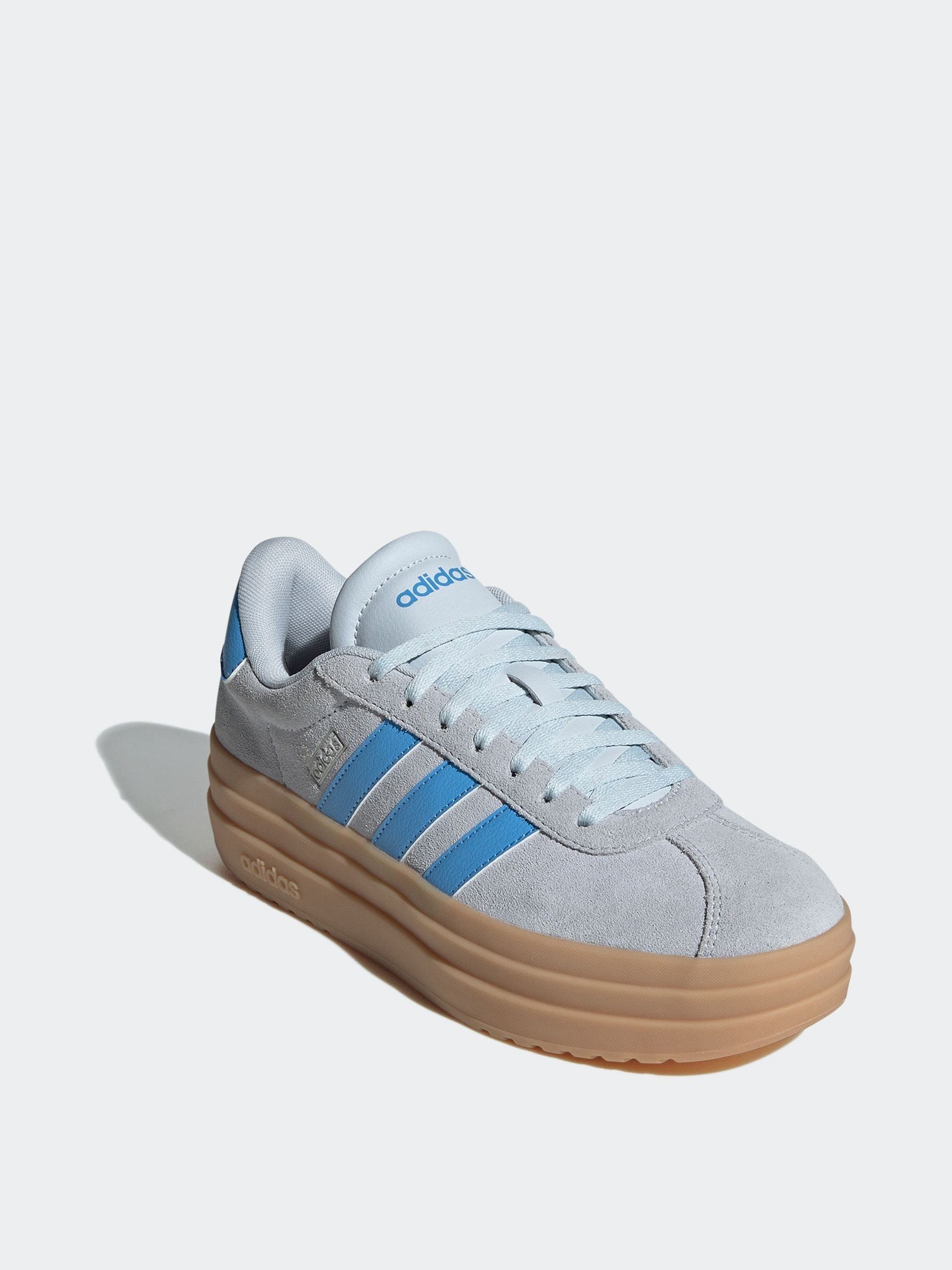 Adidas vl court suede trainers blue store
