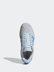 adidas Grey/Blue VL Court Bold Trainers - Image 9 of 12