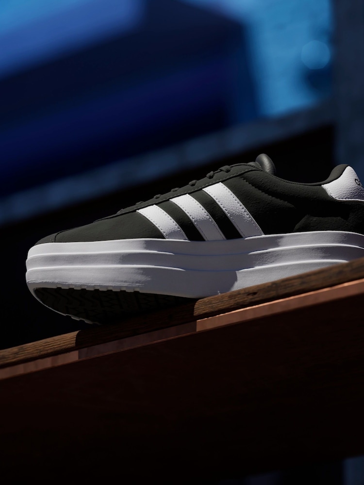 adidas Black/White VL Court Bold Trainers - Image 15 of 21
