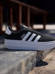 adidas Black/White VL Court Bold Trainers - Image 19 of 21