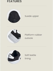 adidas Black/White VL Court Bold Trainers - Image 21 of 21