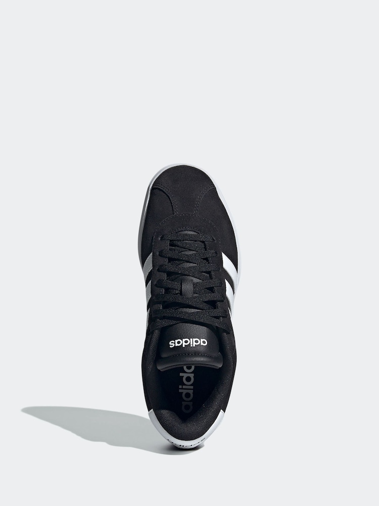 adidas Black/White VL Court Bold Trainers - Image 9 of 21