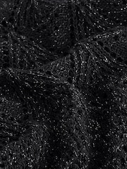 Black Stitch Detail Metallic Tank - Image 5 of 5