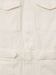 Good American White Good American Straight Leg Jumpsuit - Image 2 of 5