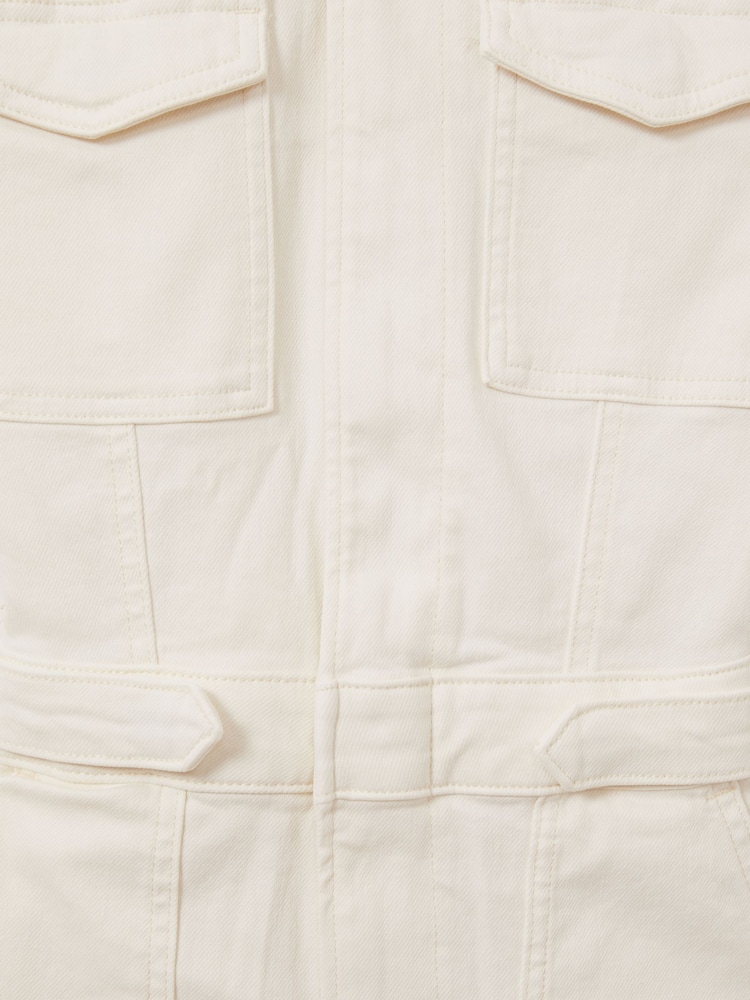 Good American White Good American Straight Leg Jumpsuit - Image 2 of 5
