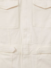 Good American White Good American Straight Leg Jumpsuit - Image 5 of 5