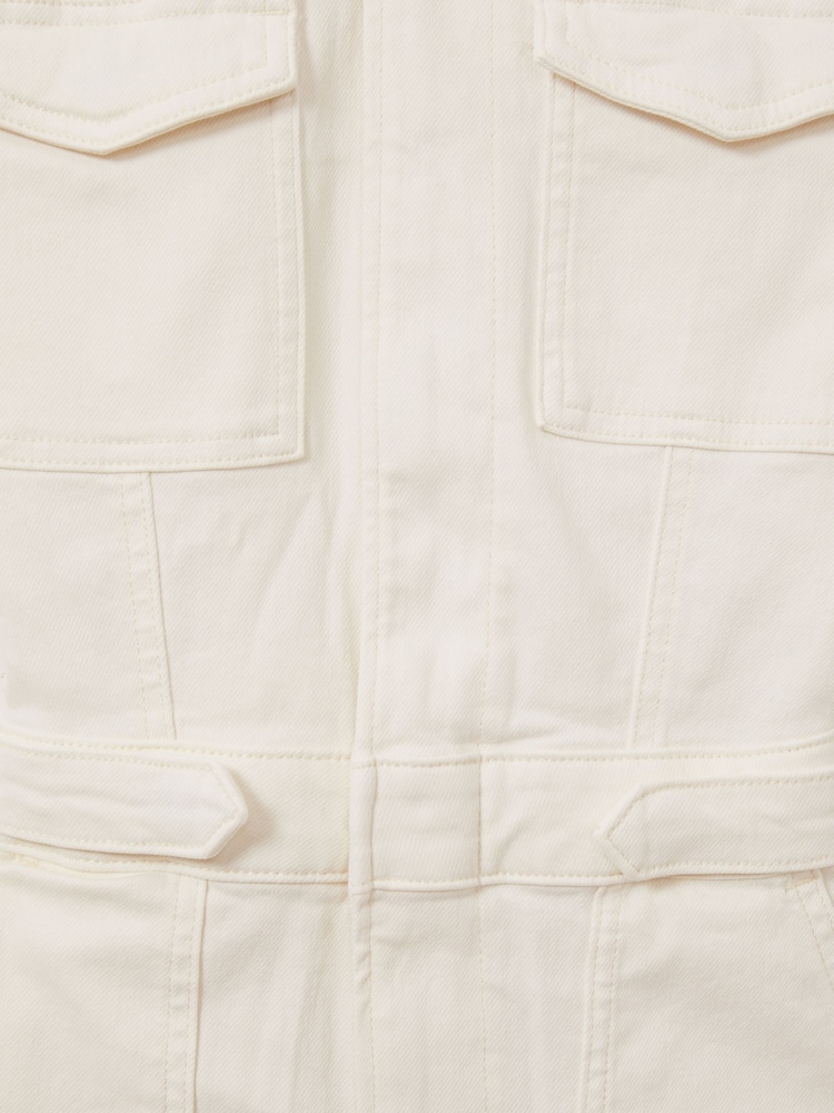 Good American White Good American Straight Leg Jumpsuit - Image 5 of 5