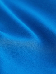 Cobalt Blue Woven Mix Sleeveless Layer Top - Image 6 of 6