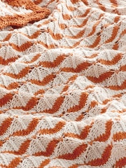 Orange Short Sleeve Stich Detail Polo Top - Image 6 of 6