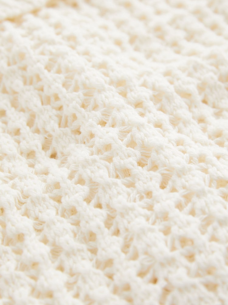 White Crochet Bardot Top - Image 6 of 6