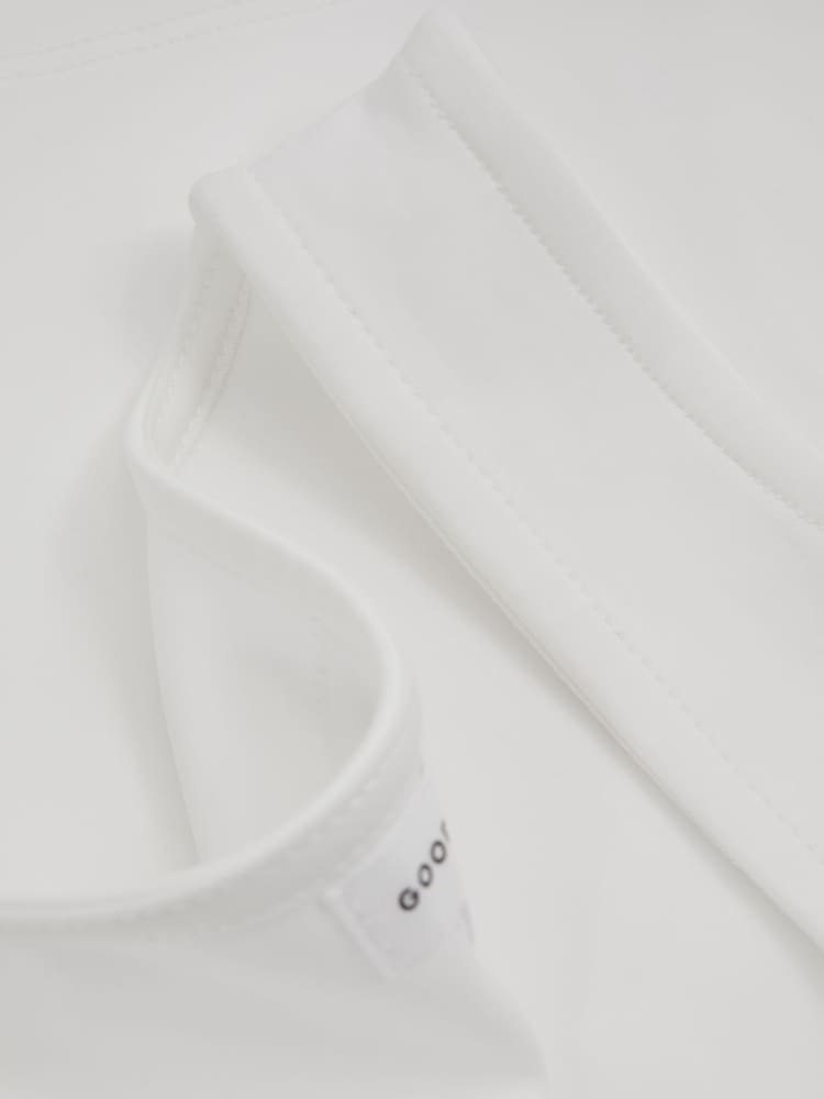 Good American White Good American Scuba Scoop Neck Vest - Image 4 of 4