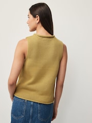 Khaki Green Roll Edge Tank - Image 2 of 6