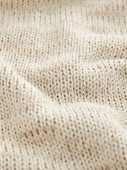 Neutral Tie Front Knitted Waistcoat - Image 7 of 7