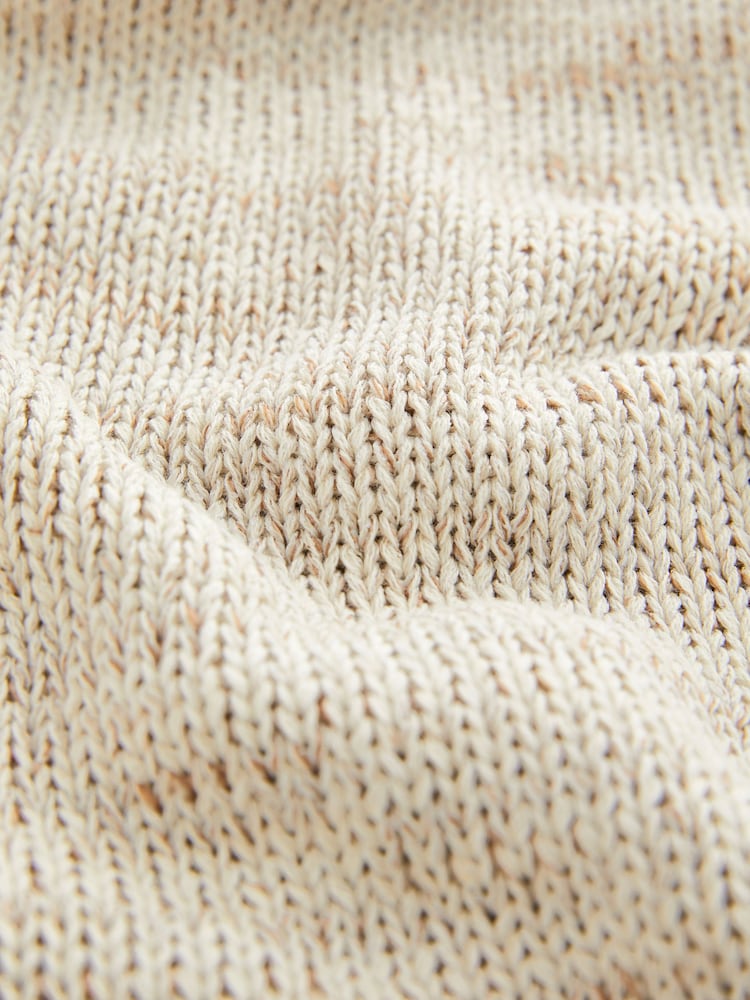 Neutral Tie Front Knitted Waistcoat - Image 7 of 7