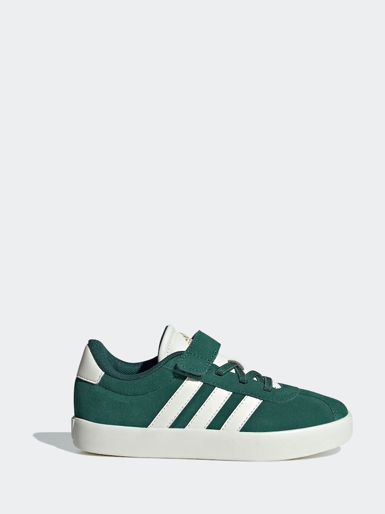 adidas Green Kids VL Court 3.0 Trainers - Image 1 of 8