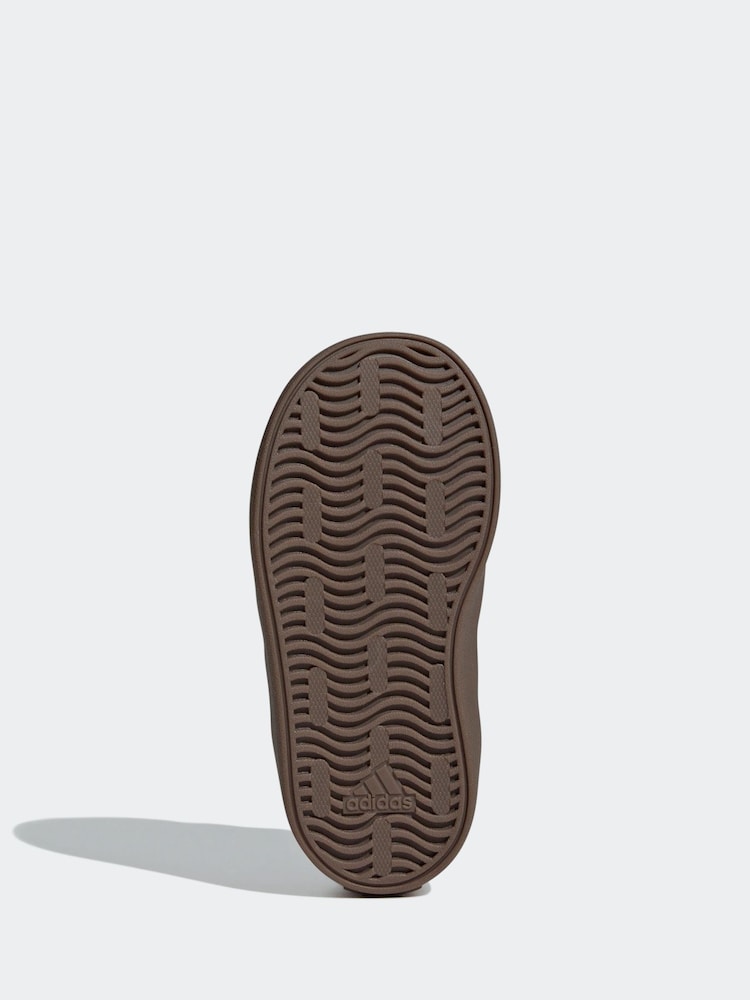 أسود/أبيض - adidas VL Court 3.0 Hook and Loop Trainers - Image 7 of 8