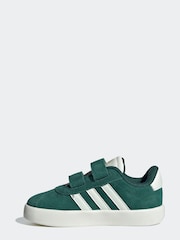 adidas Green/White VL Court 3.0 Trainers - Image 2 of 7