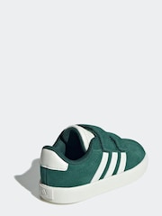adidas Green/White VL Court 3.0 Trainers - Image 4 of 7