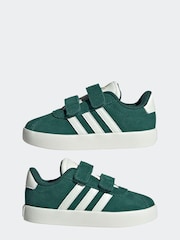adidas Green/White VL Court 3.0 Trainers - Image 7 of 7