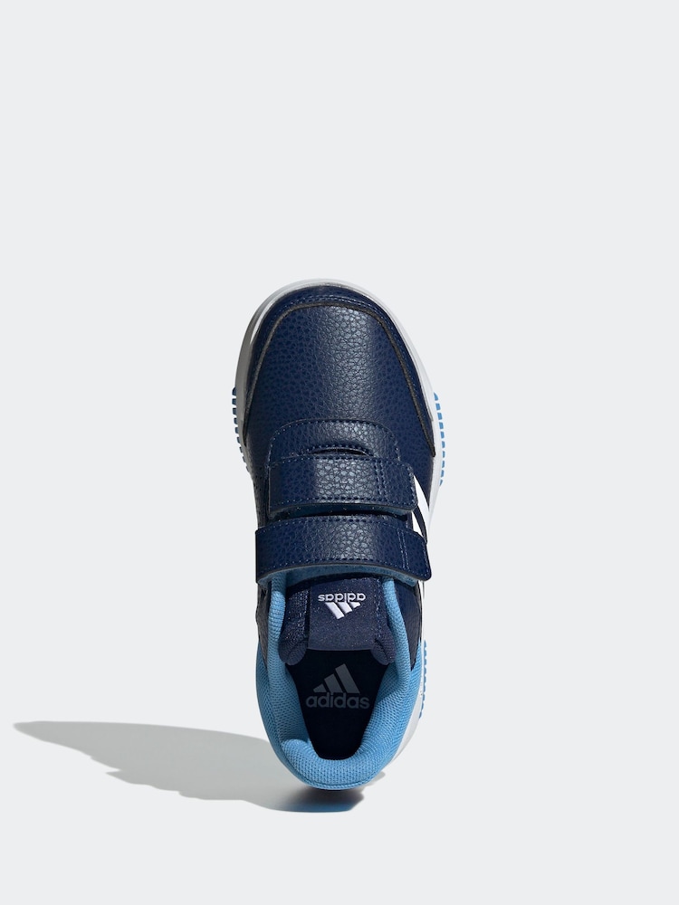Adidas Blue/White Hook and Loop Tensaur Sport Trainers - Image 5 of 9