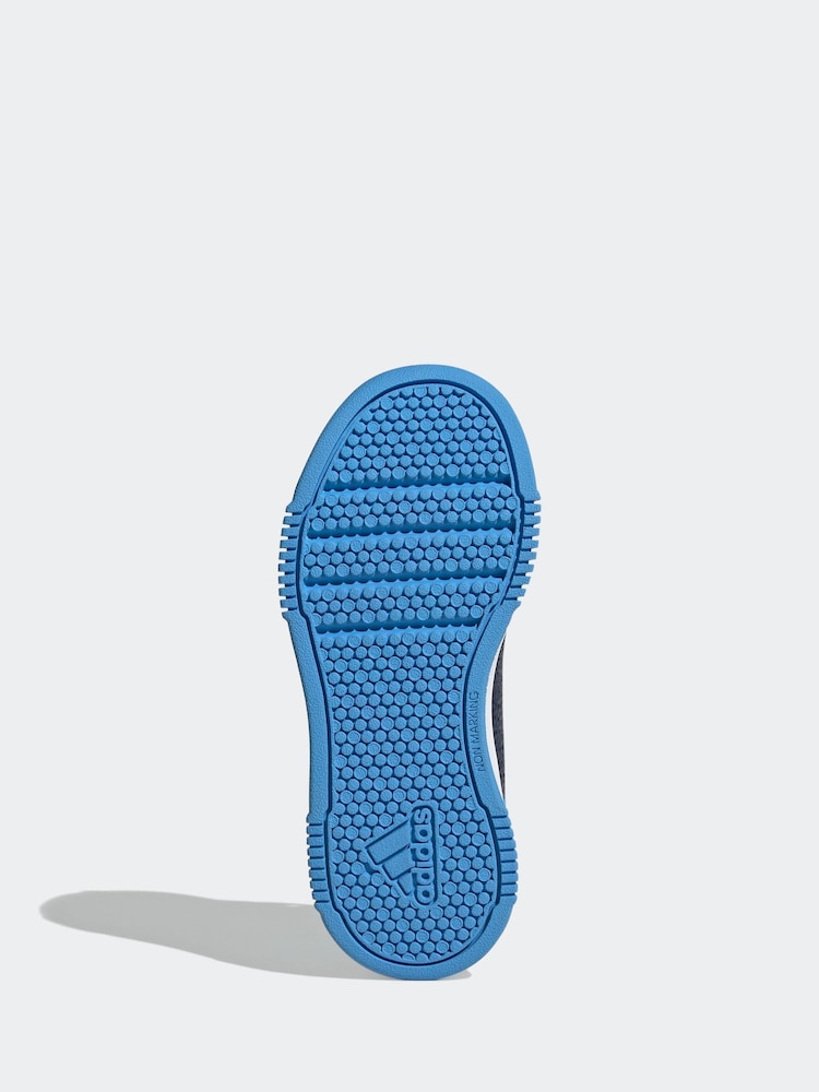 Adidas Blue/White Hook and Loop Tensaur Sport Trainers - Image 6 of 9