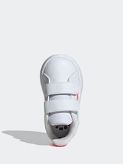 adidas White/Multi Kids Grand Court 2.0 Shoes - Image 6 of 9