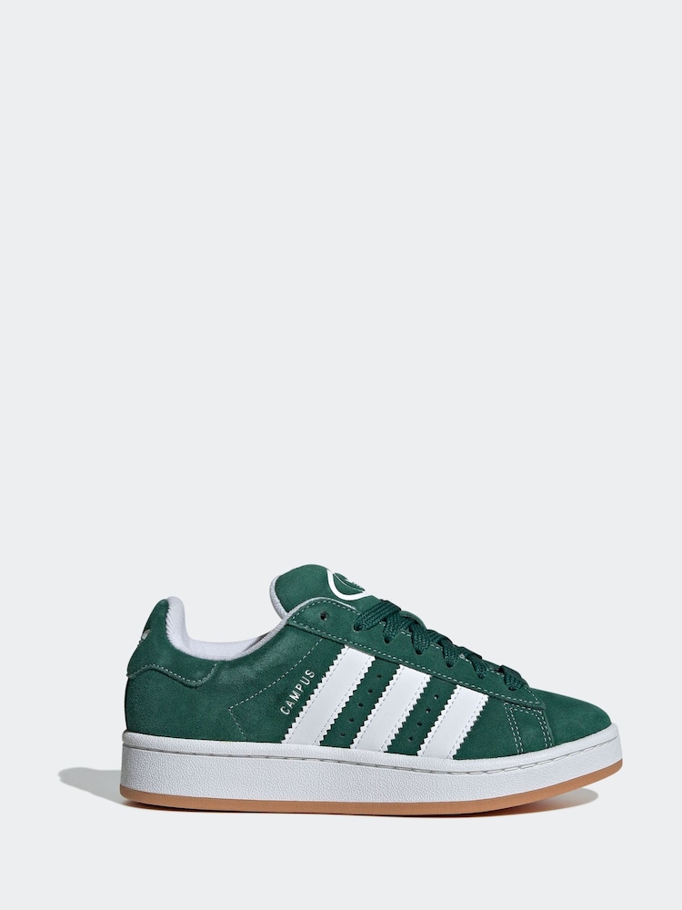 adidas Green Junior Campus 00s Trainers - Image 6 of 14