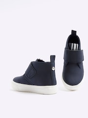 River Island Blue Boys Suede Lace Demi Boots - Image 4 of 5