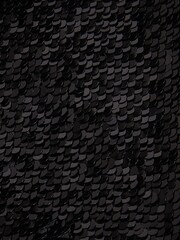 Ted Baker Zarell Black Sequin Shift Dress With Puff Sleeves - Image 6 of 6