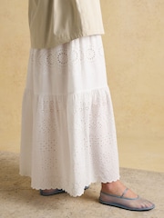 Joules Portwell Beige Waterproof Raincoat With Hood - Image 8 of 13