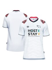 Umbro White Derby County Home Shirt 2023-24 - Image 1 of 3