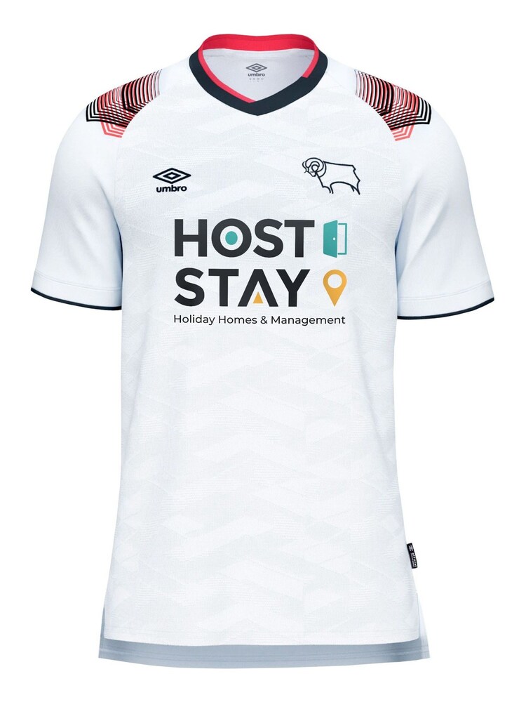 Umbro White Derby County Home Shirt 2023-24 - Image 2 of 3