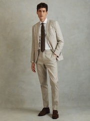 Reiss Brown Amalfi Suede Double Monk Strap Shoes - Image 2 of 5