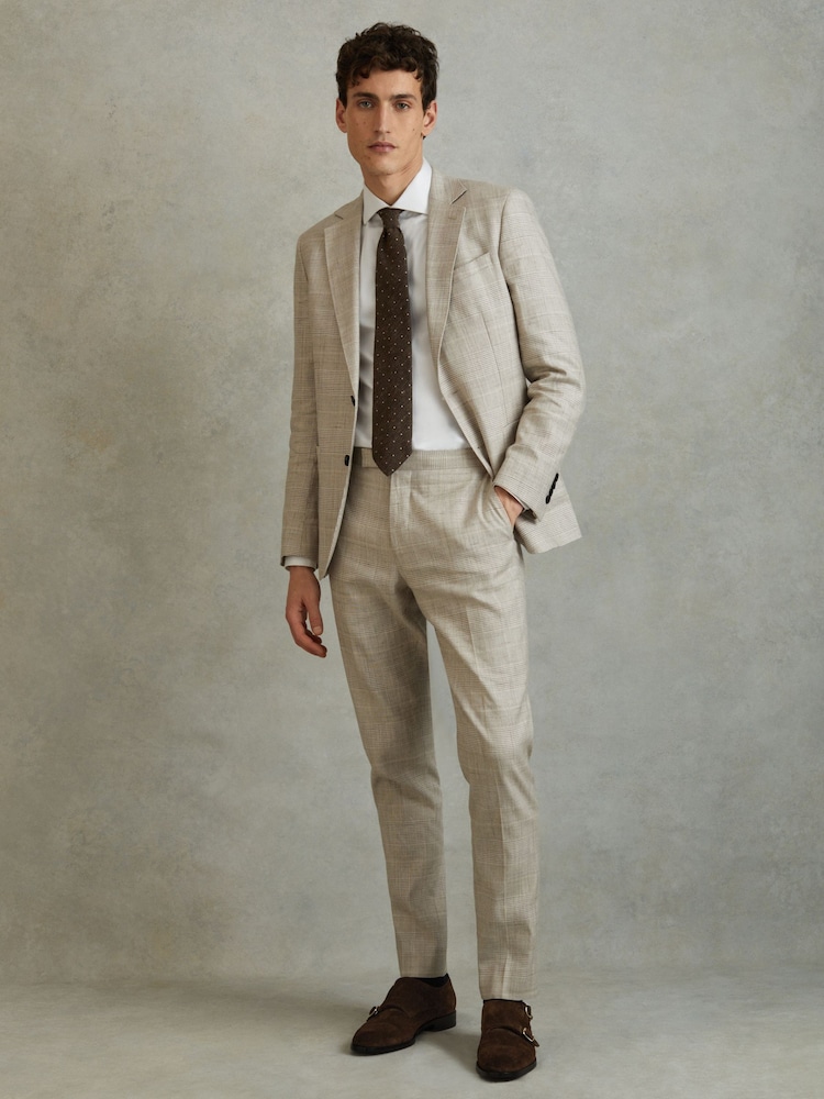 Reiss Brown Amalfi Suede Double Monk Strap Shoes - Image 2 of 5